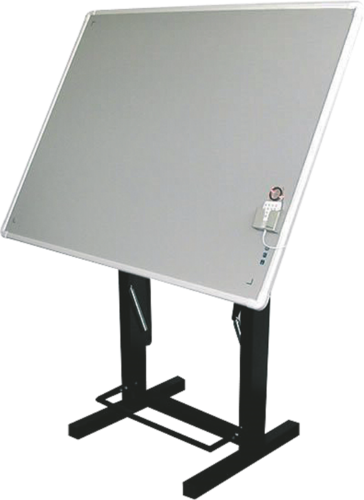 large format digitiser on stand